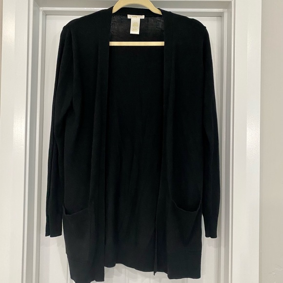 GUC Marty M open front cardigan size small black - Picture 1 of 4